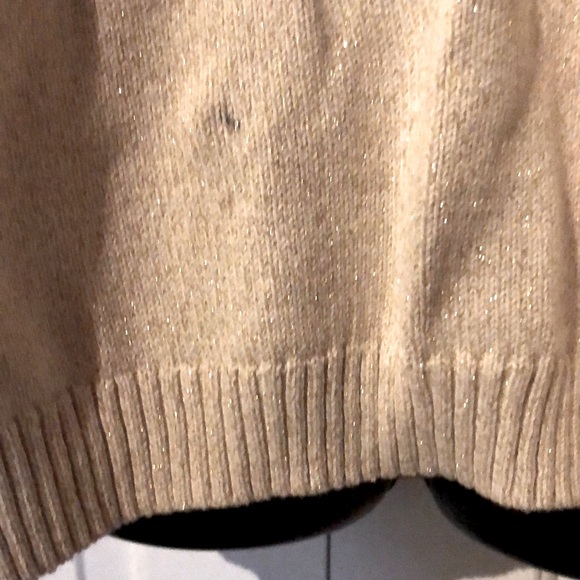 🔴 CLEARANCE🔖 NWT CHARTER CLUB CREAM 100% COTTON V-NECK TOGGLE HENLEY SWEATER 2X - Picture 6 of 10